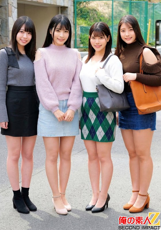 素人女性2人と童貞の3P作品をチェック